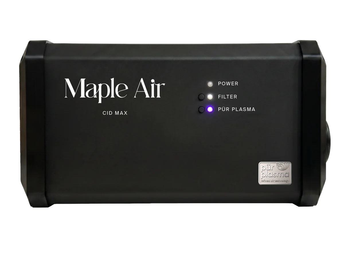 Maple Air CID MAX unit, long side profile view